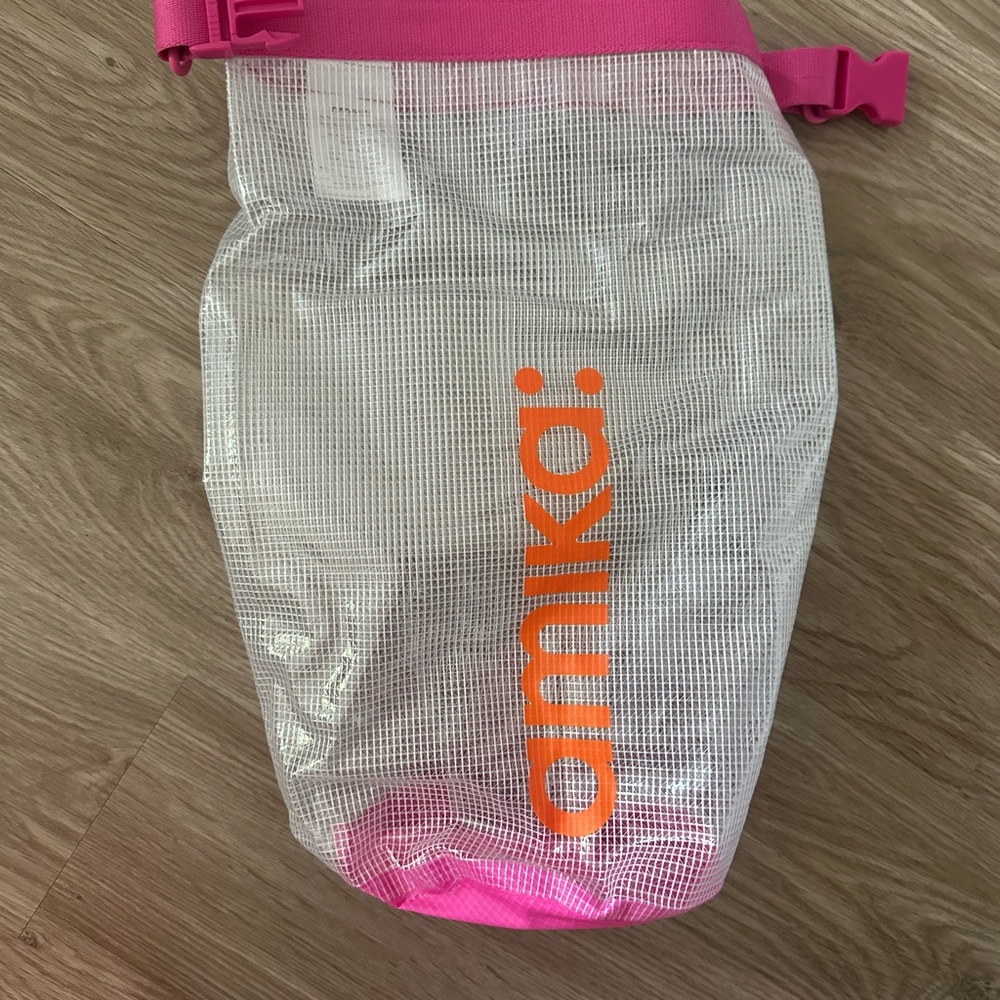 Amika Vibrant Pink and Orange Storage Bag